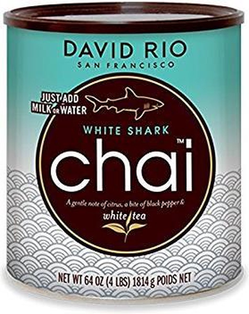 David Rio White Shark Chai XL blik 1816 gram - David Rio