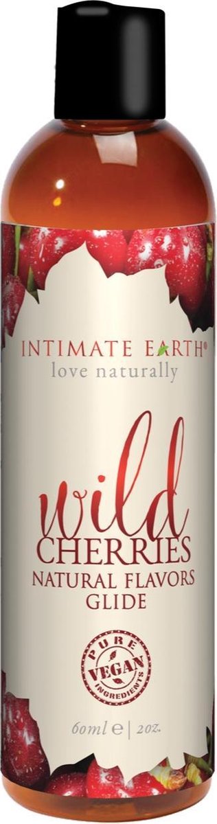 Intimate Earth - Natural Flavors Glide Wilde Kersen 60 ml