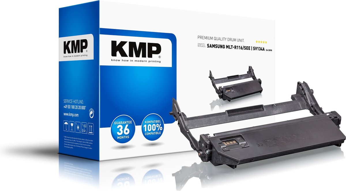 KMP Drum unit vervangt Samsung MLT-R116 Compatibel Zwart 9000 bladzijden SA-DR98