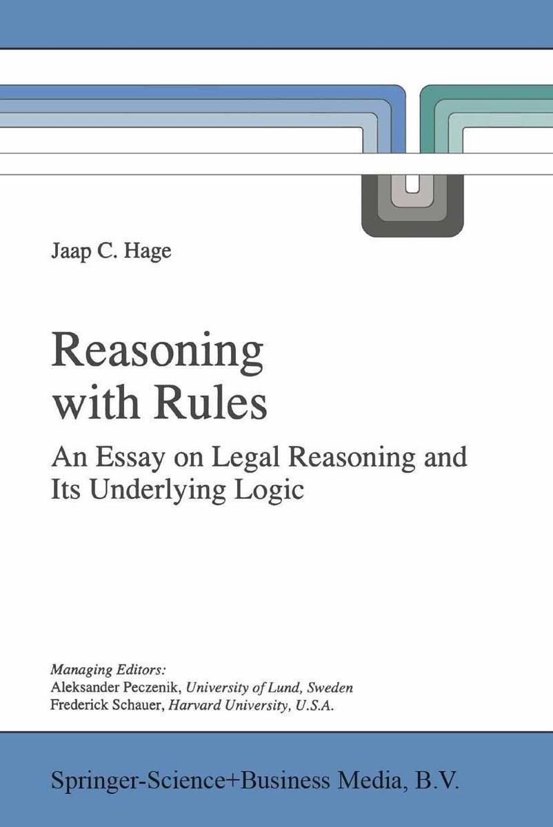 Omslag van Law and Philosophy Library 27 - Reasoning with Rules