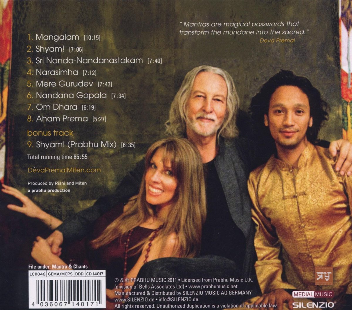 Deva Premal Password Cd Deva Premal Cd Album Muziek