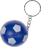 Lg-imports Sleutelhanger Voetbal Blauw 4 Cm