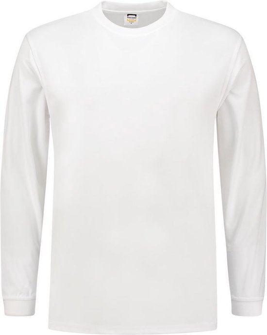 Tricorp - UV-shirt Longsleeve Voor Volwassenen - Cooldry - Wit - maat S