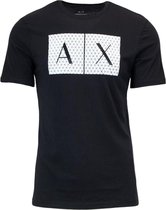 Armani Exchange 8nztck_z8h4z Korte Mouwen V-hals T-shirt Zwart XL Man