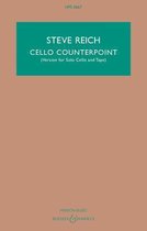Boek 'Cello Counterpoint' van Steve Reich, voor solo cello en tape