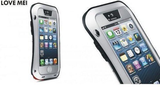 legaal Nuttig Collectief Allround 360 Graden Bescherming Lovemei iPhone 5S / 5 Zilver Case Dropproof  | bol.com