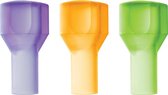 CamelBak Big Bite Valve Color - Drinkfles mondstuk - 3 Pack - Paars / Geel / Groen