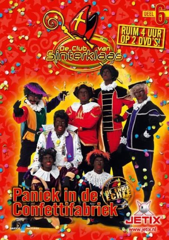 Cover van de film 'Club Van Sinterklaas 6 - Paniek In De Confettifabriek'