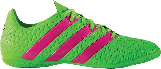 adidas ACE 16.4 In Voetbalschoenen - Maat 42 - Mannen - groen/roze | bol.com