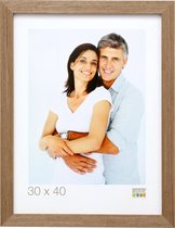 Deknudt Frames fotolijst S46BH3 - bruin-grijze houtkleur - foto 24x30