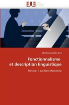 Fonctionnalisme  et description linguistique