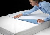 Incontinentie bed onderlegger 2500 ml geurabsorberend Platin