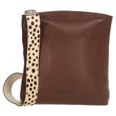 Micmacbags Wildlife Schoudertas - Donkertaupe