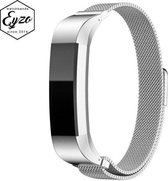 Milanees Fitbit Alta / Alta HR Bandje – Large – RVS Milanees Watchband voor de Activity Tracker – Zilver / Silver – Band met Magneetsluiting