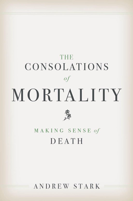 The Consolations of Mortality - cover