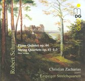 Christian Zacharias & Leipziger Streichquartett - Klavierquintett Op.44/Streichq (2 CD)