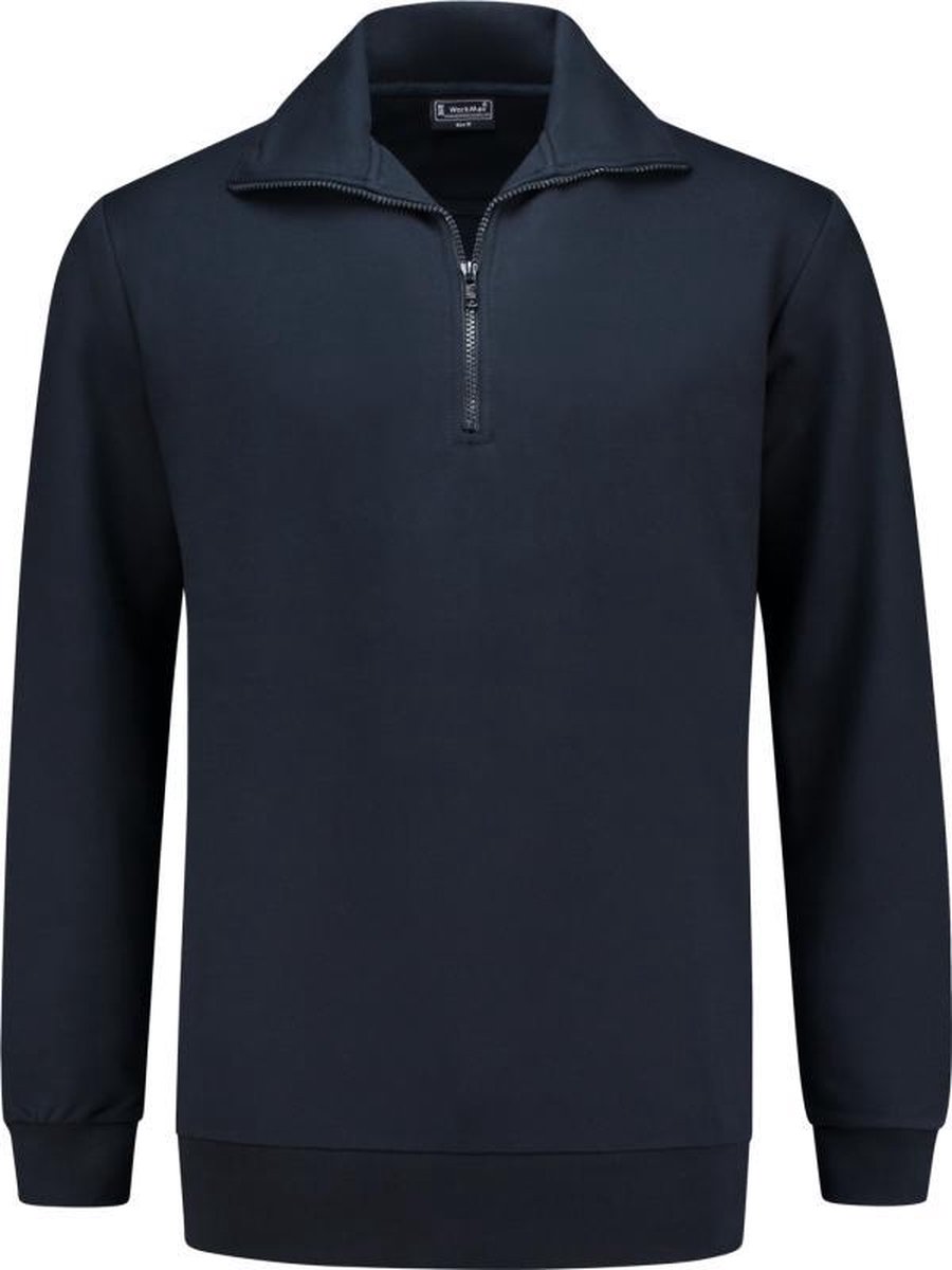 Workman Zipper Sweater Outfitters - 7702 navy - Maat 4XL