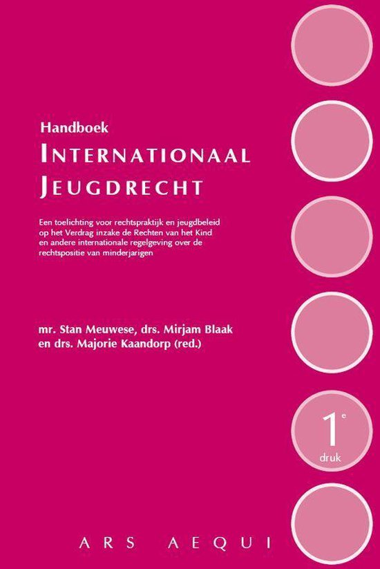 Cover van het boek 'Handboek Internationaal Jeugdrecht / druk 1' van Metje Blaak en S. Meuwese