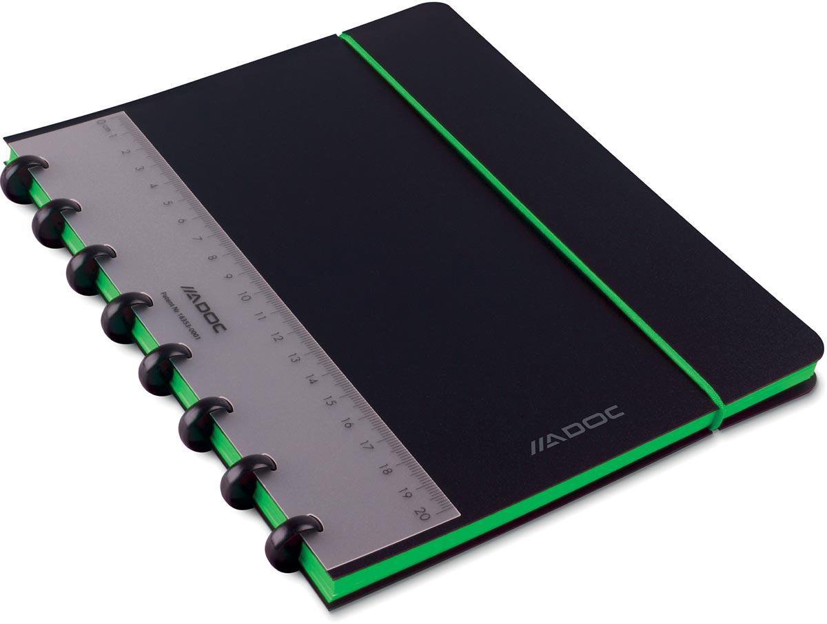 10x Carnet Adoc Coloredge, A5, ligné commercial, avec marge rouge, 144 ...