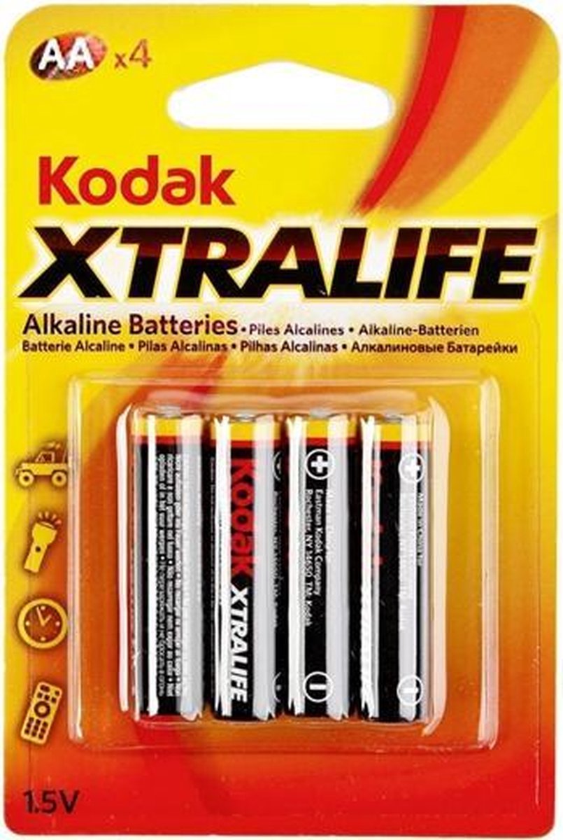 Fleece Kodak Alkaline Xtralife Mignon 4 St. Aa