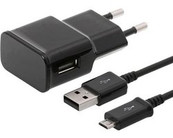 Lader Oplader Adapter Snellader 2,1A met Micro USB Kabel