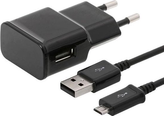 schuld teller hoe vaak Lader Oplader Adapter Snellader 2,1A met Micro USB Kabel | bol.com