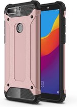 Armor Hybrid Back Cover - Huawei Y7 (2018) Hoesje - Rose Gold