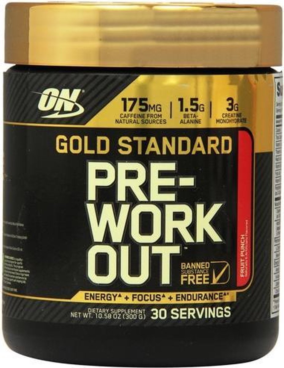 Simple Gold standard pre workout vegan for at Gym