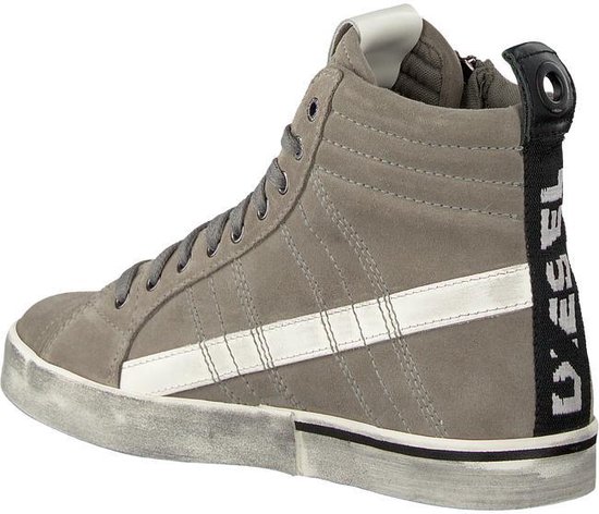 Diesel Heren Sneakers D-velows Mid - Grijs - Maat 40 | bol.com