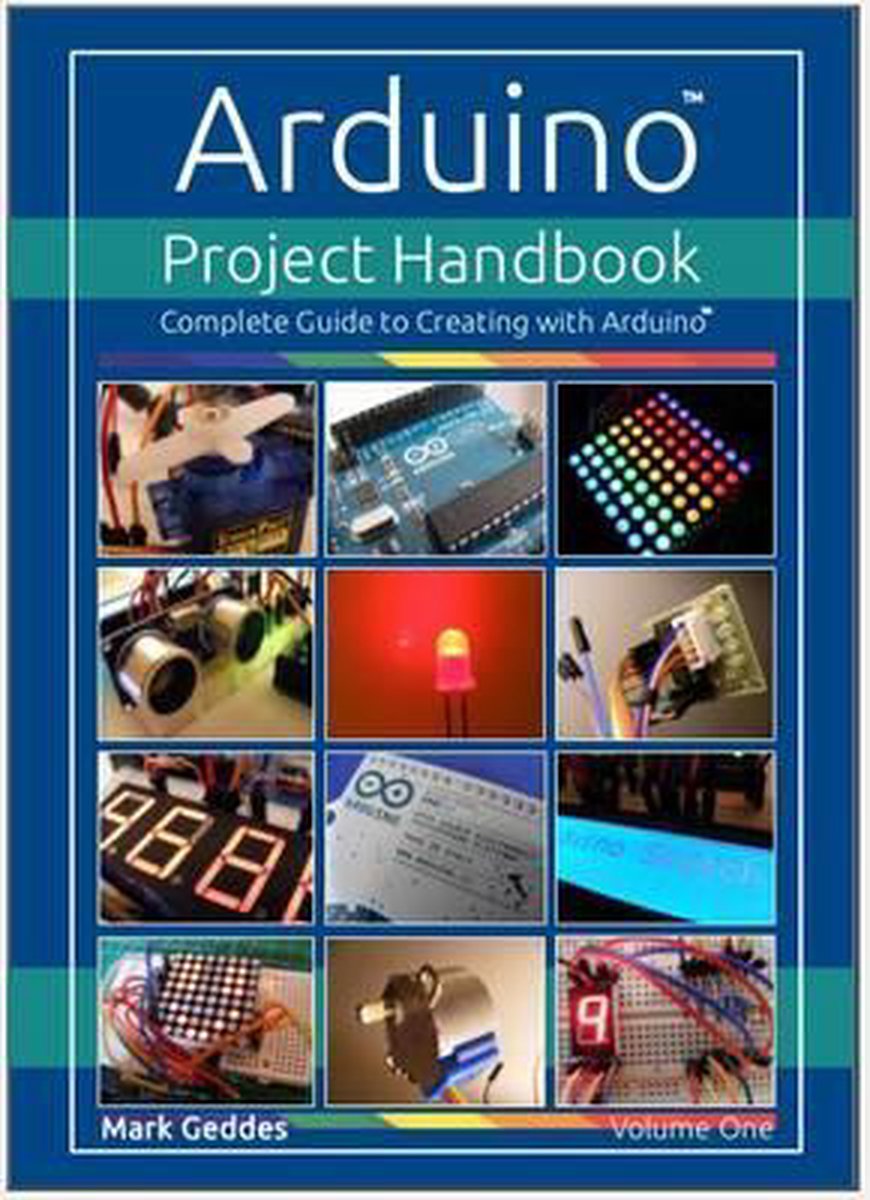 Omslag van Arduino Project Handbook