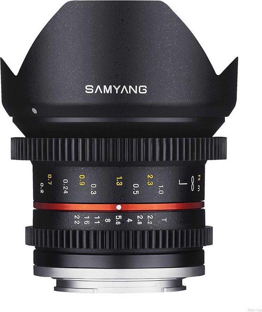 Samyang 12mm T2.2 Cine Ncs Cs - Prime lens - geschikt voor Sony Systeemcamera