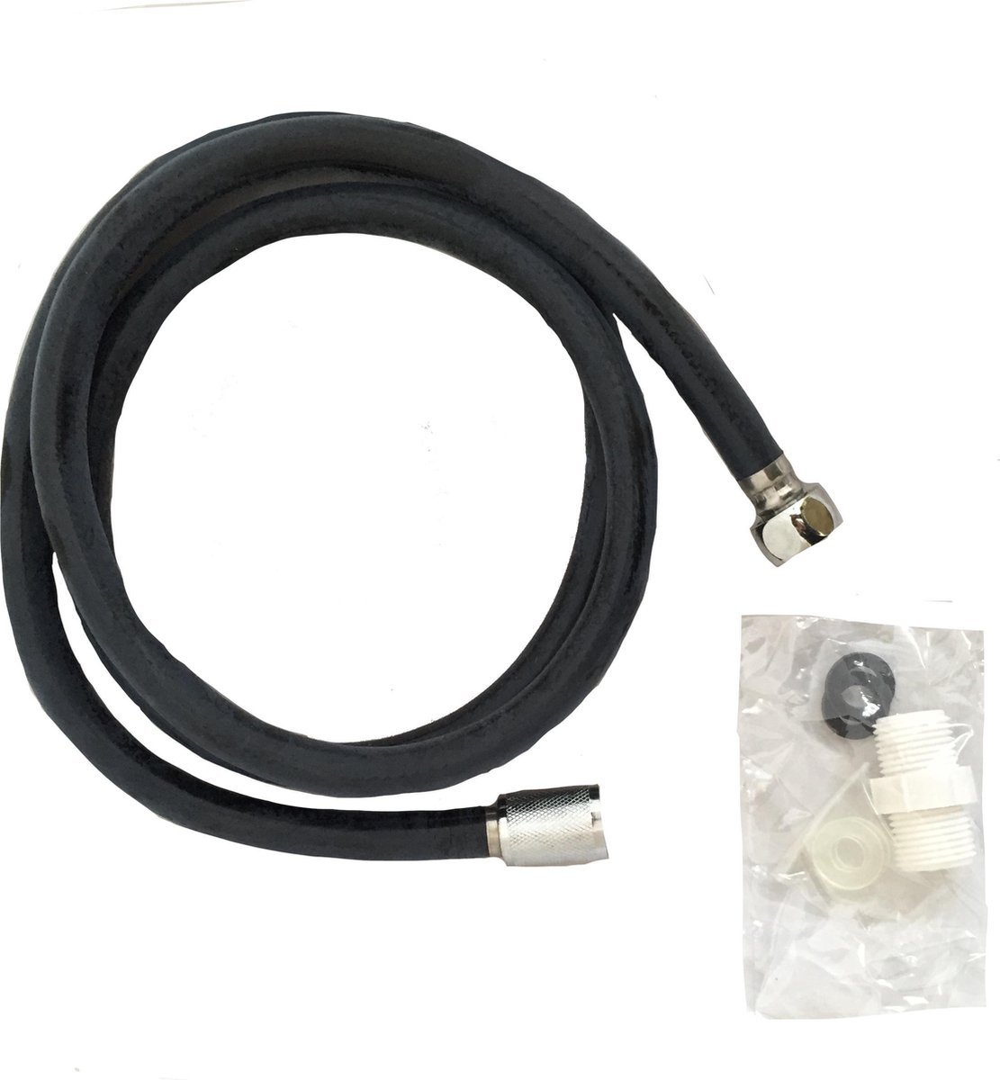 Goedkoopste WaterClean - Zwarte Doucheslang tbv Anaal Douche - 250 cm