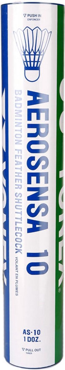 Yonex Aerosensa 10 verenshuttle - training - wit - 12pcs