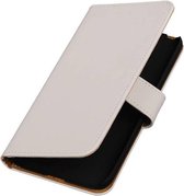 Bookstyle Wallet Case Hoesje voor LG G5 Wit