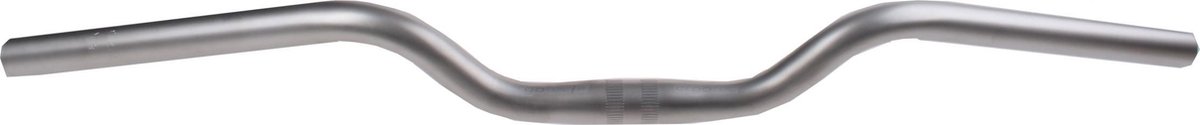 Ergotec M-bar M 39 Mm 16º Grip 190 Mm Stuur Zilver 25.4 mm / 700 mm