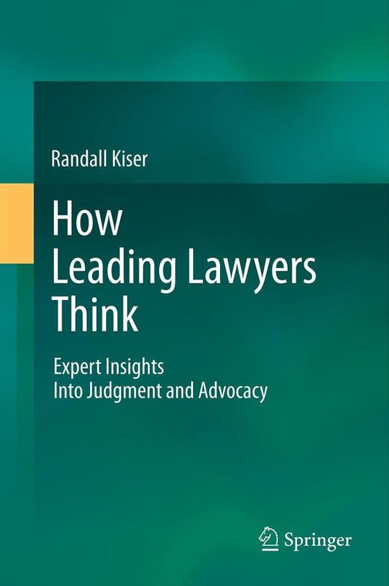 Law and Criminology (R0) - How Leading Lawyers Think - cover