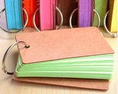 Flashcards bestellen / systeemkaarten / flitskaarten / studiekaarten groen