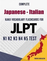 Complete Japanese - Italian Kanji Vocabulary Flashcards for JLPT N1 N2 N3 N4 N5 Test