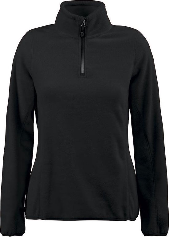 Printer RED FLEECE HALFZIP FRONTFLIP LADY 2261505 - Zwart - XS