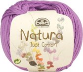 DMC Natura Just Cotton N31 Malva. PAK MET 10 BOLLEN a 50 GRAM. KL.NUM. 36.
