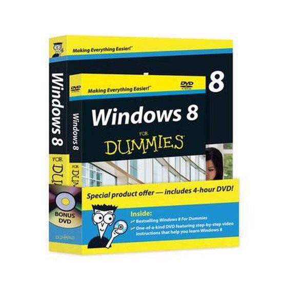 Windows 8 For Dummies Book DVD Bundle - cover