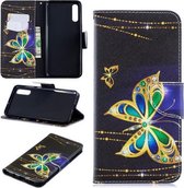 Diamant vlinder agenda wallet case hoesje Telefoonhoesje geschikt voor Samsung Galaxy A23