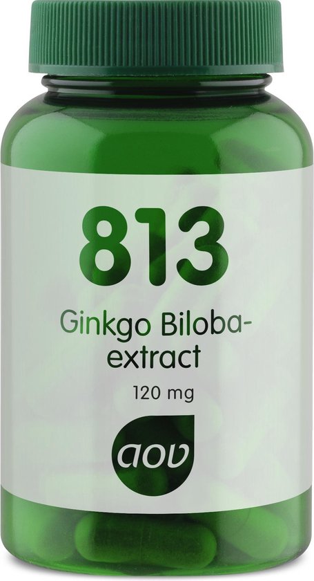 AOV 813 Ginkgo Biloba extract - 60 vegacaps - Kruiden - Voedingssupplementen
