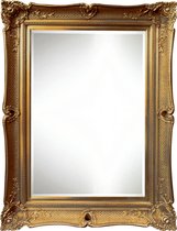 Grote Barok Spiegel Glenn Buitenmaat 104x130cm Goud