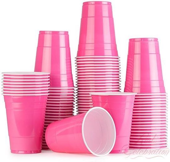 twist Wind Productief Red Celebration American Original Party Cups - 500 ml - Pink - 200 stuks |  bol.com