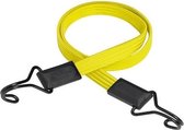 Flat bungee 100cm - colour : yellowdouble reverse hook