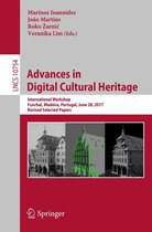 Lecture Notes in Computer Science 10754 - Advances in Digital Cultural Heritage