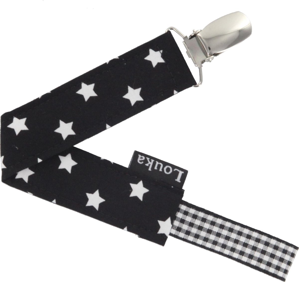 Goedkoopste Louka speenkoord zwart met witte ster