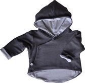 Bamboom Jasje Met Capuchon Antraciet Mt 68