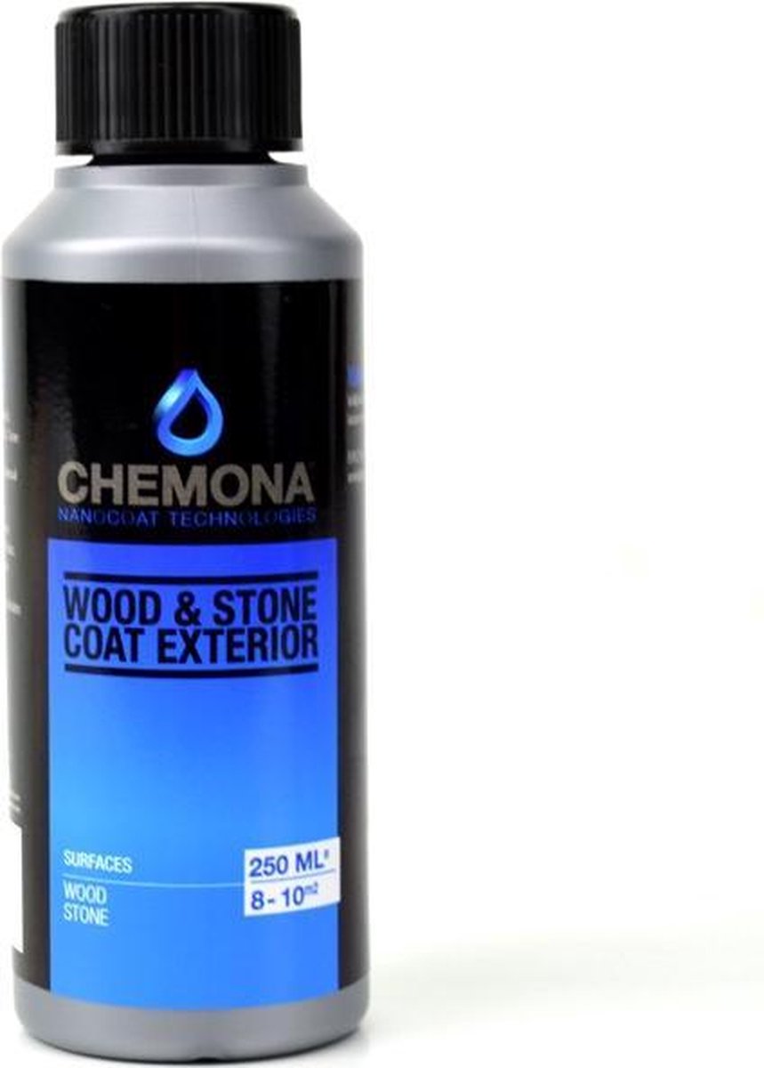 Nano Coat Wood & Stone Coat Exterior 250ml, hout bescherming, impregneren, vuilafstotend